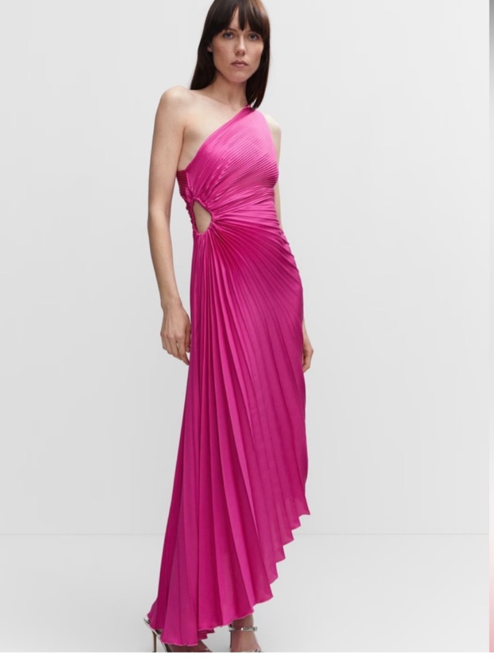 Mango Size 4 Pink Long Dress